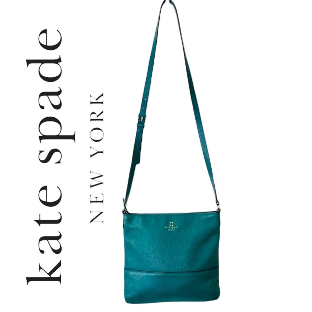 Kate Spade Teal Crossbody Leather purse